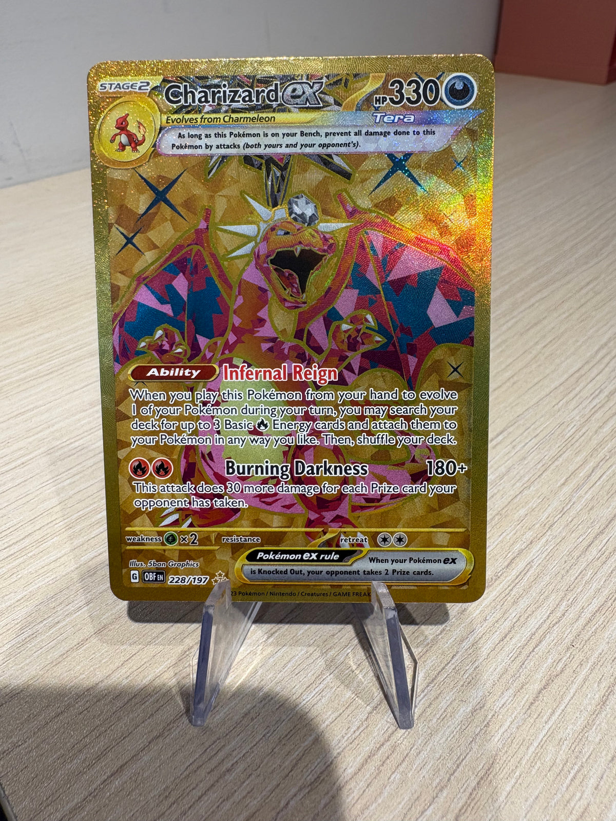 Charizard Ex - 228/197 - Obsidian Flames