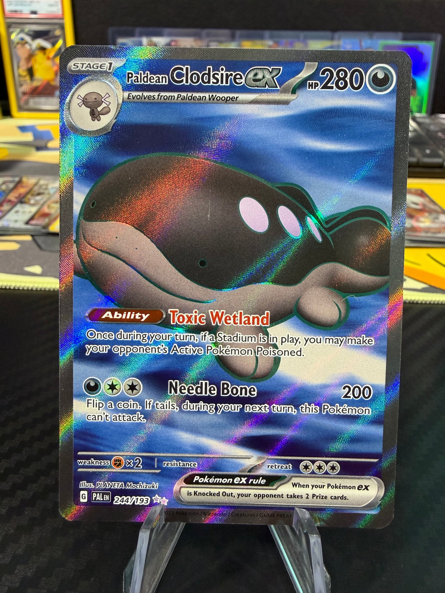 Paldean Clodsire Ex - 244/193 - Full Art - Paldea Evolved