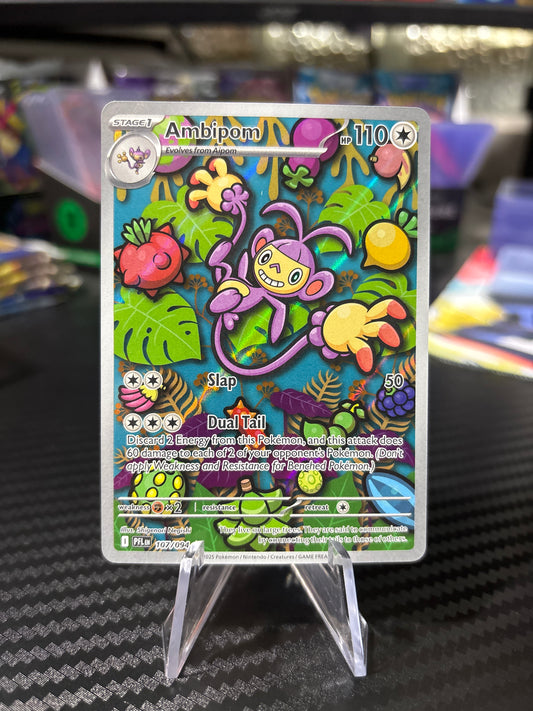 Ambipom - 107/094 - Illustration Rare - Phantasmal Flames - NM