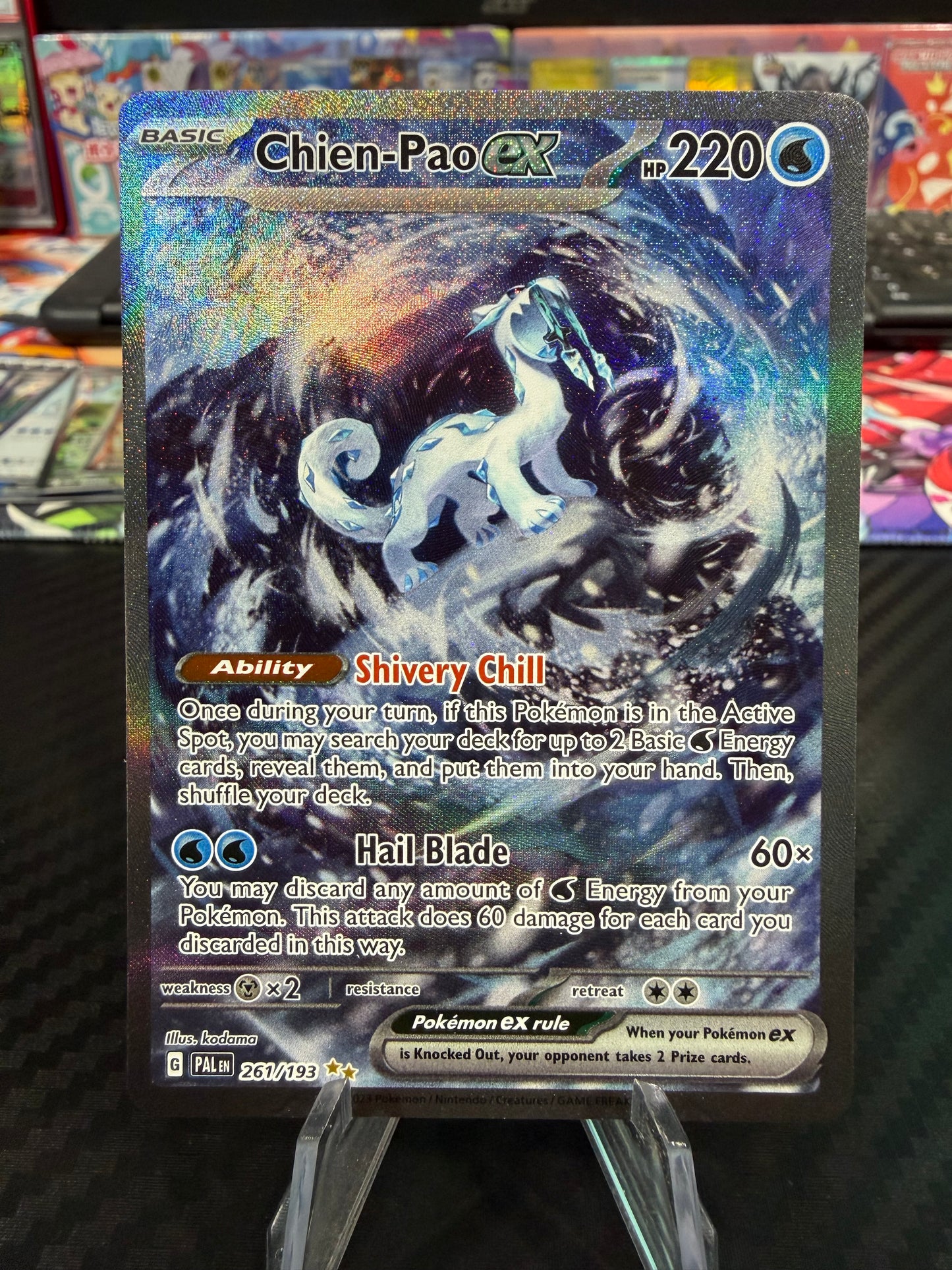 Chien-Pao Ex - 261/193 - Special Illustration Rare - Paldea Evolved - NM