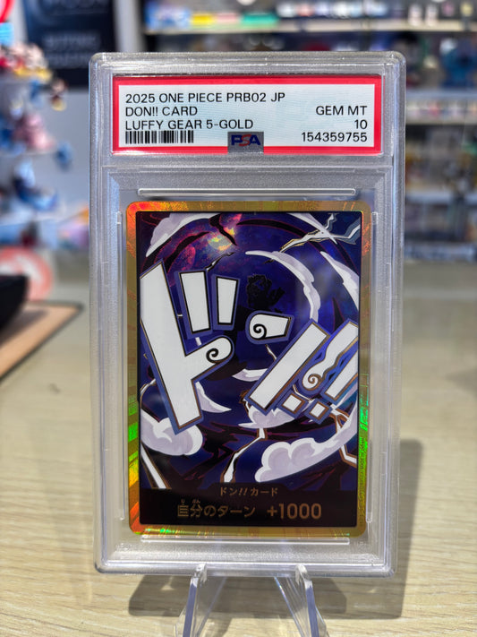 PSA 10 - Gear 5 Luffy Don!! - Premium Booster Volume 2