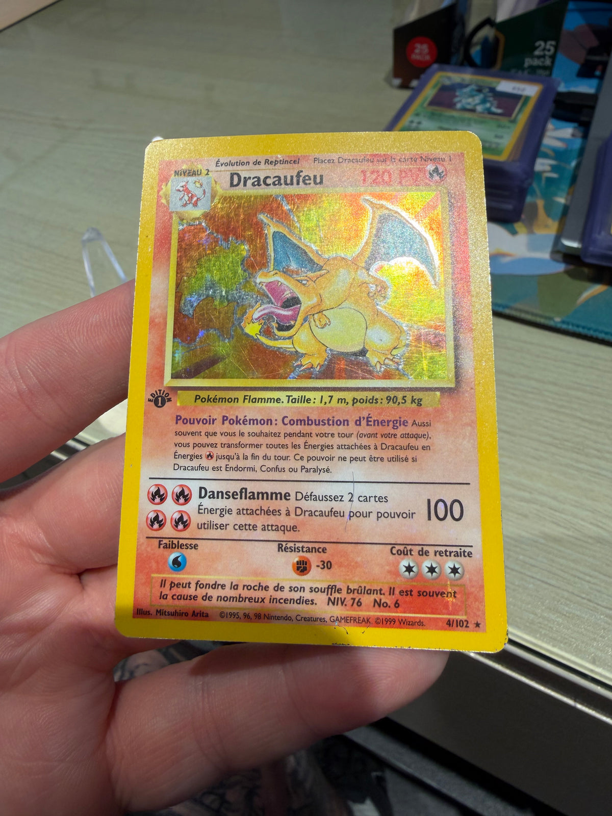 Dracaufeu 1st Edition - Base Set (French)