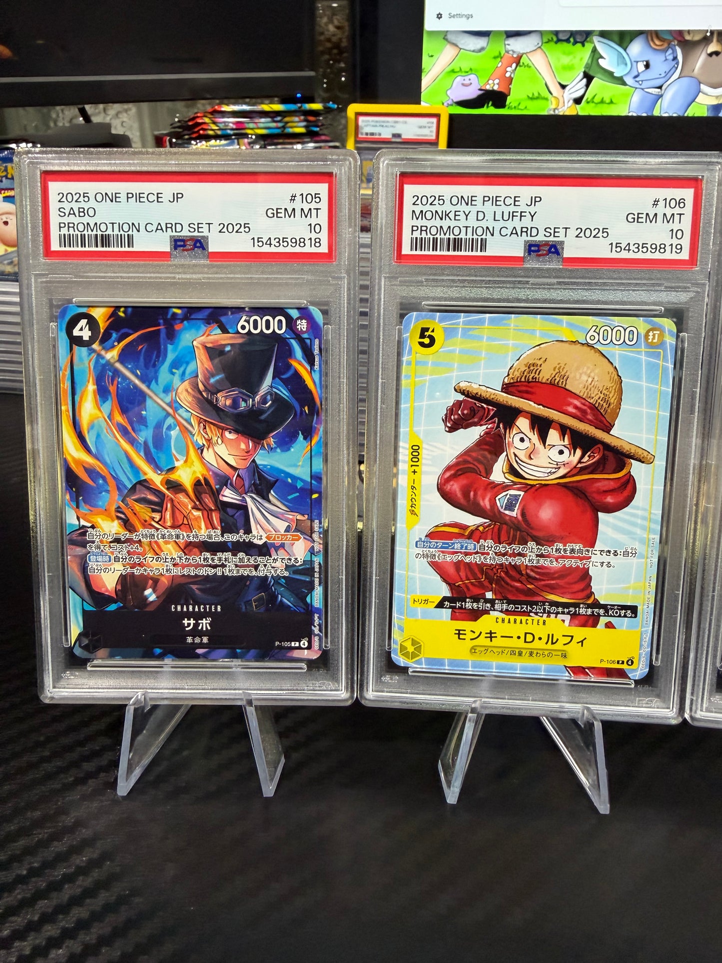 PSA 10 Sequential - Promotion Card Set 2025 (6 Cards) - One Piece Japanese