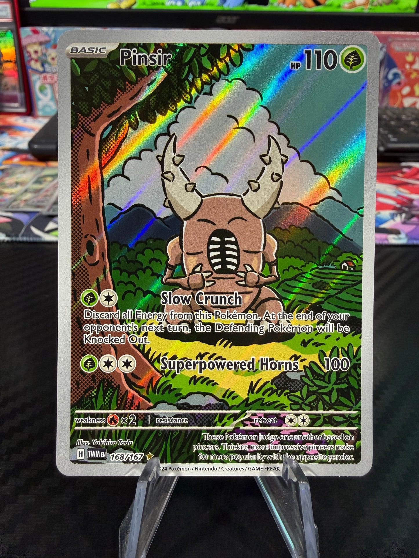 Pinsir - 168/167 - Illustration Rare - Twilight Masquerade - NM