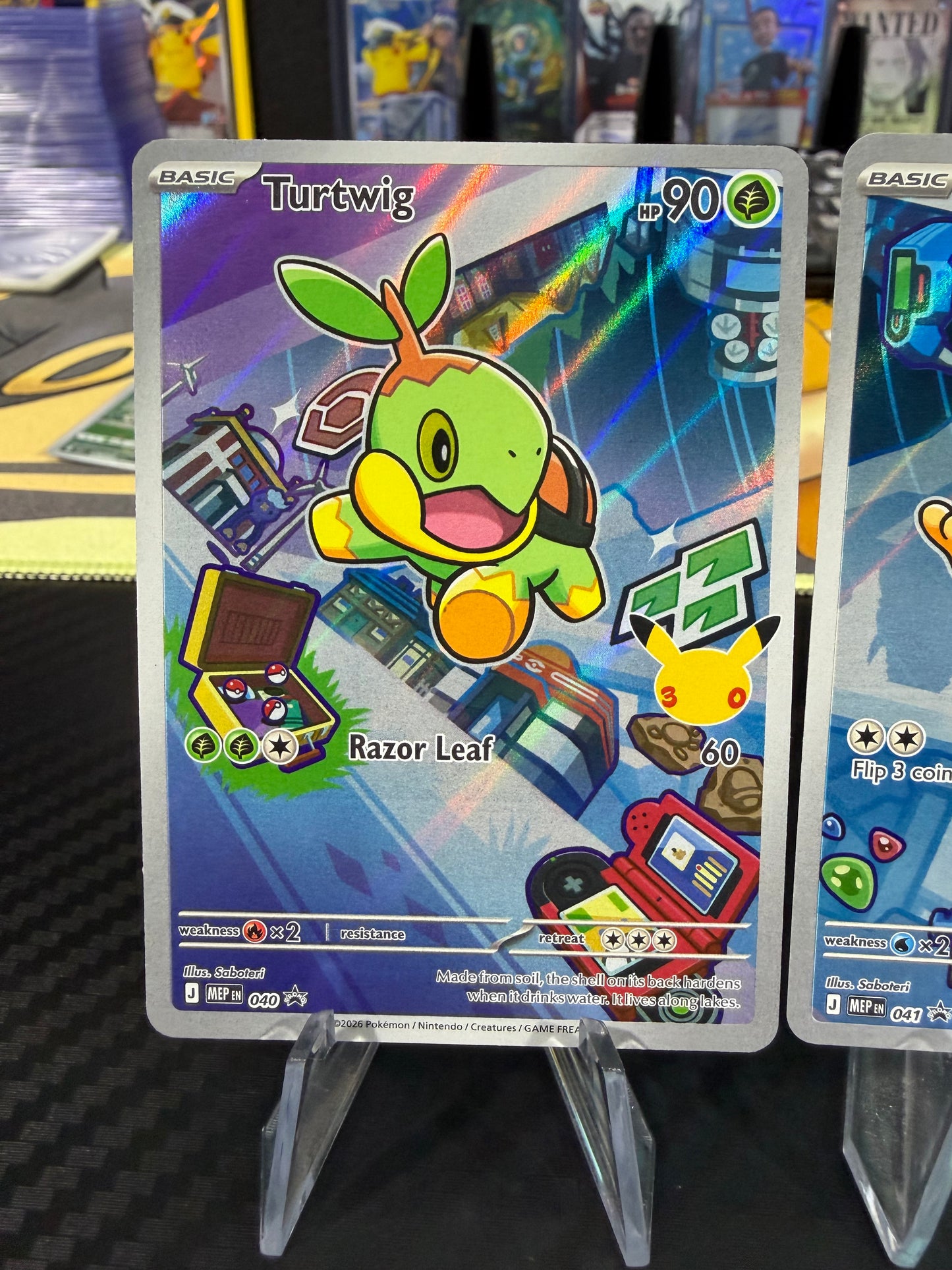 Turtwig, Chimchar, Piplup MEP - 040, 041 & 042 - First Partner Illustration Promos
