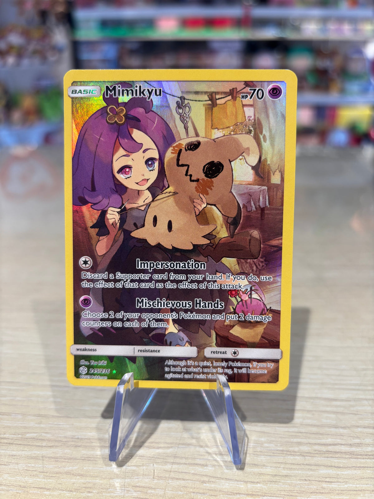 Mimikyu - 245/236 - Sun & Moon Cosmic Eclipse