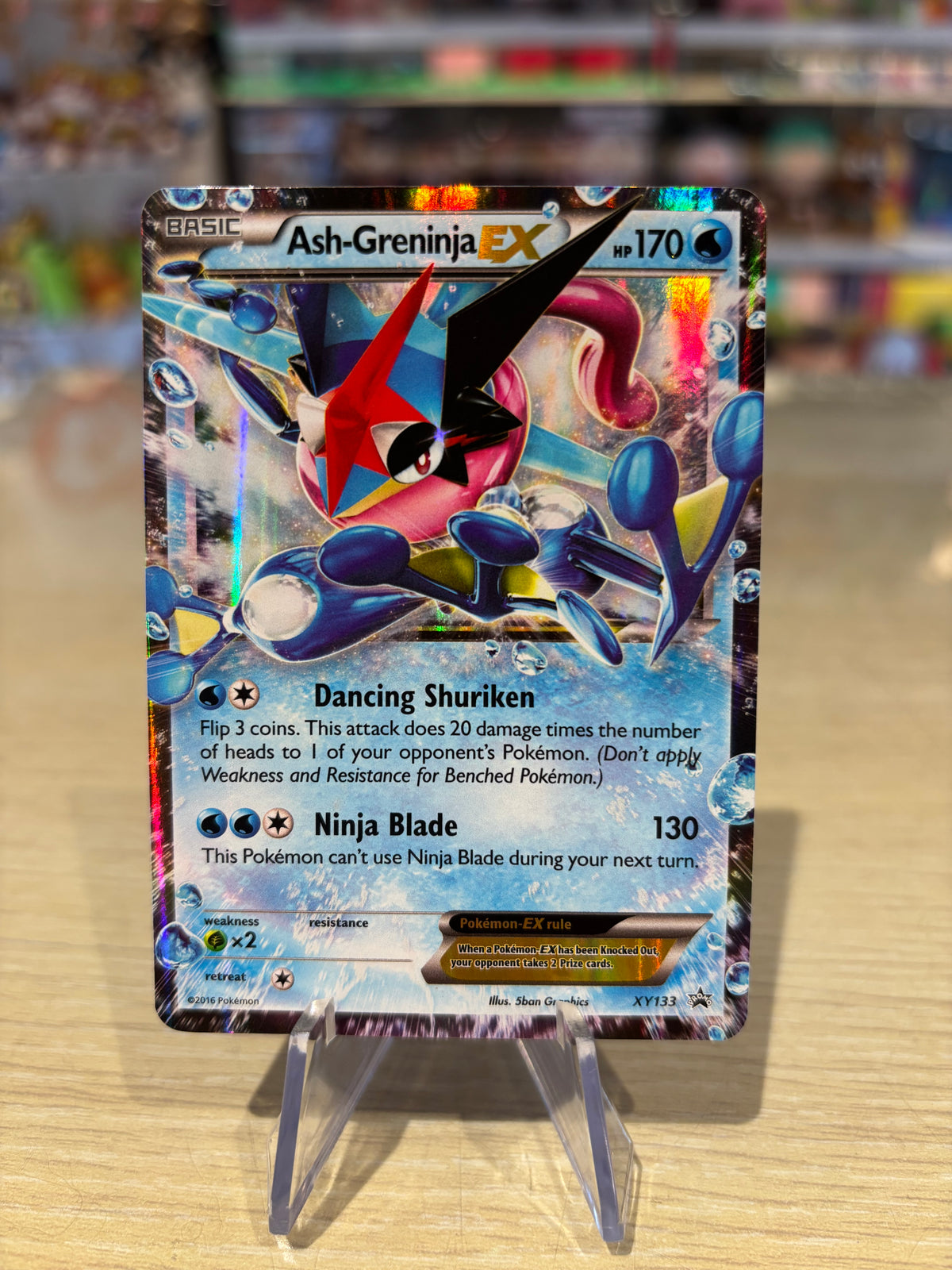 Ash-Greninja EX - XY133 - XY Black Star Promo