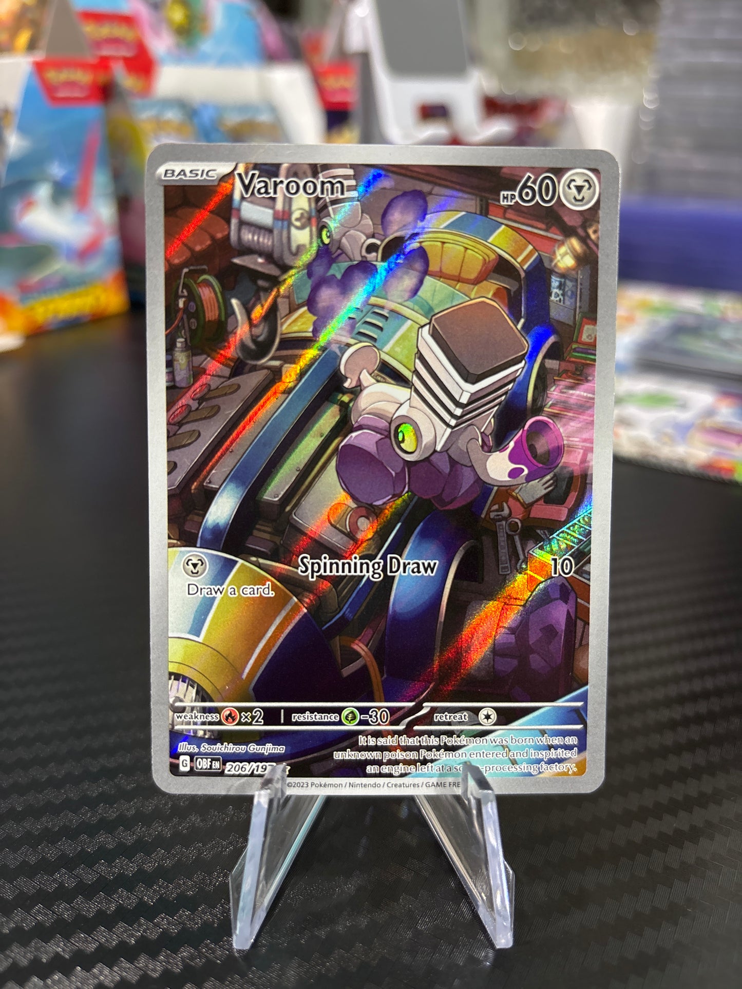 Varoom - 206/197 - Illustration Rare - Obsidian Flames - NM