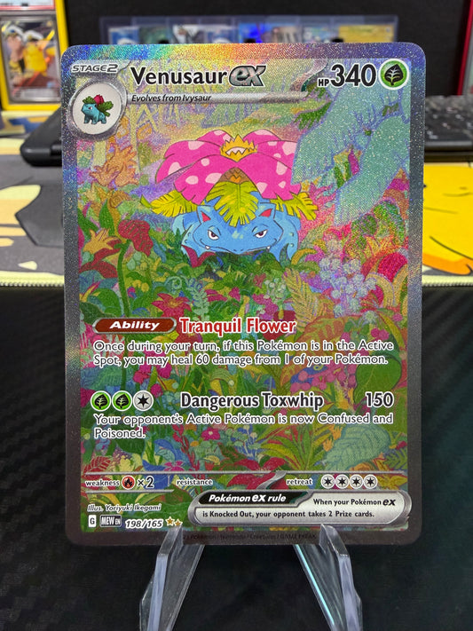 Venusaur Ex - 198/165 - Special Illustration Rare - Scarlet & Violet 151