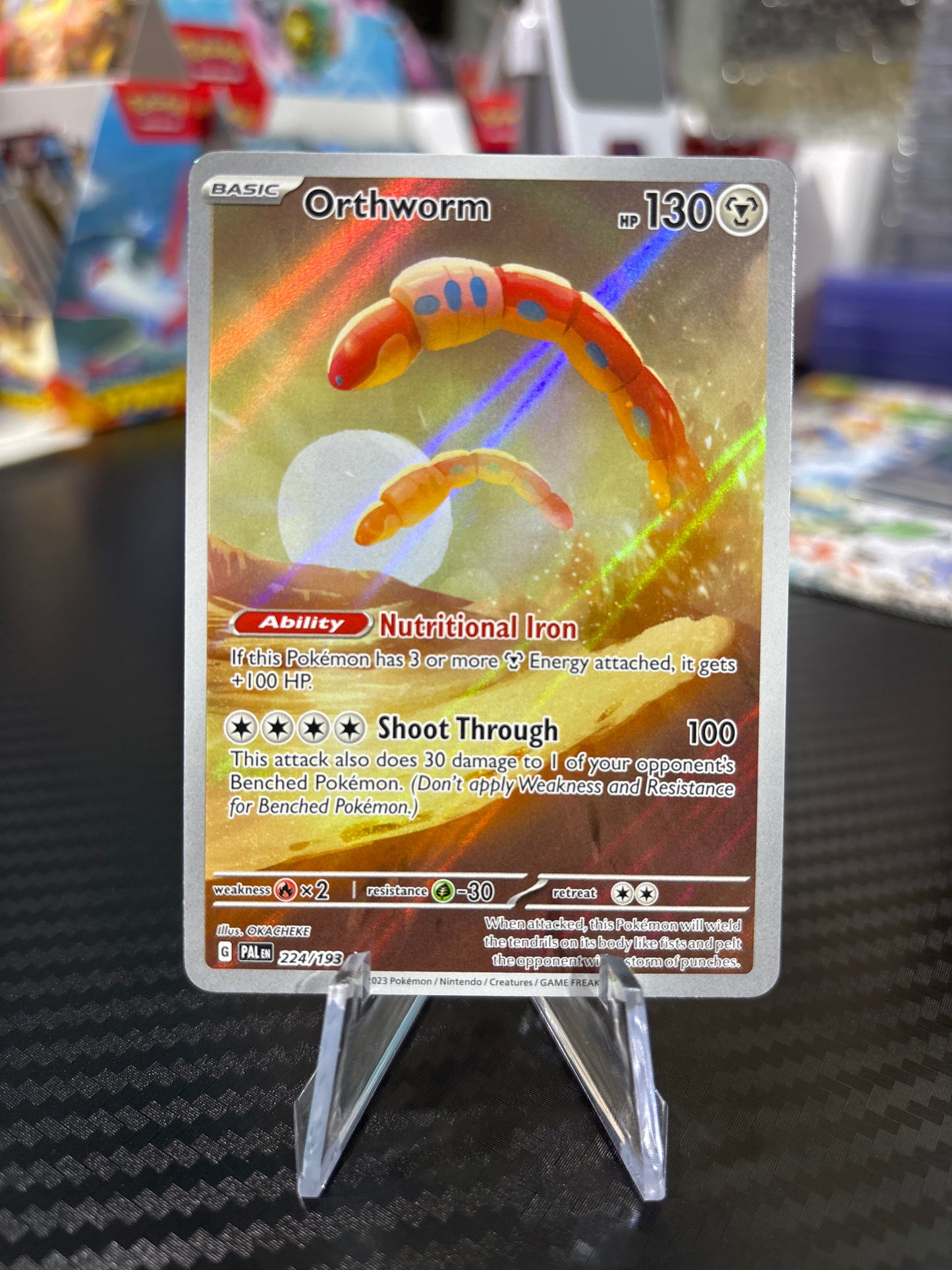 Orthworm - 224/193 - Illustration Rare - Paldea Evolved - NM