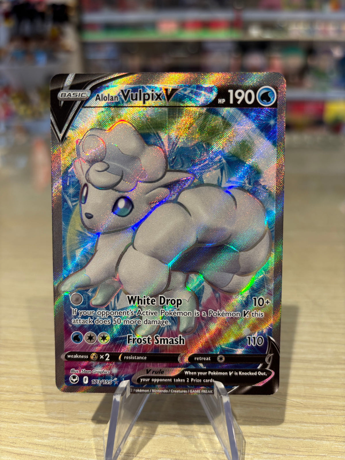 Alolan Vulpix V - 173/195 - Silver Tempest