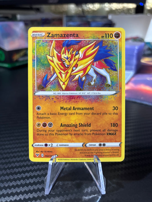 Zamazenta #102 - Amazing Rare - Vivid Voltage
