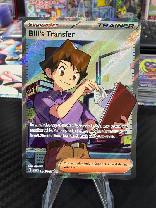 Bill’s Transfer - 194/165 - Full Art - Scarlet & Violet 151