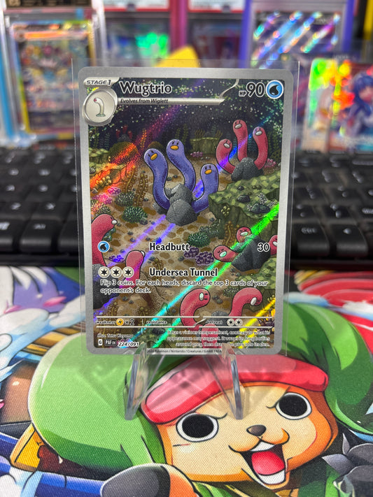 Wugtrio - 224 - Illustration Rare - Paldean fates - NM