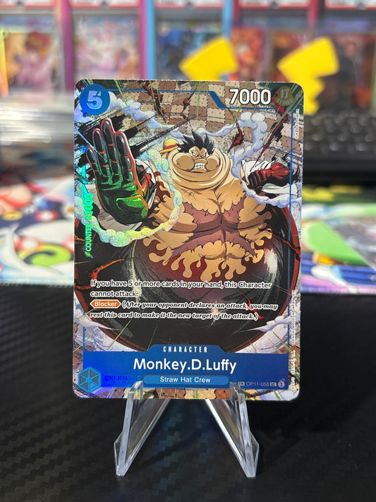 Monkey D Luffy (TR) - OP11-058 (OP13 English) - One Piece - NM