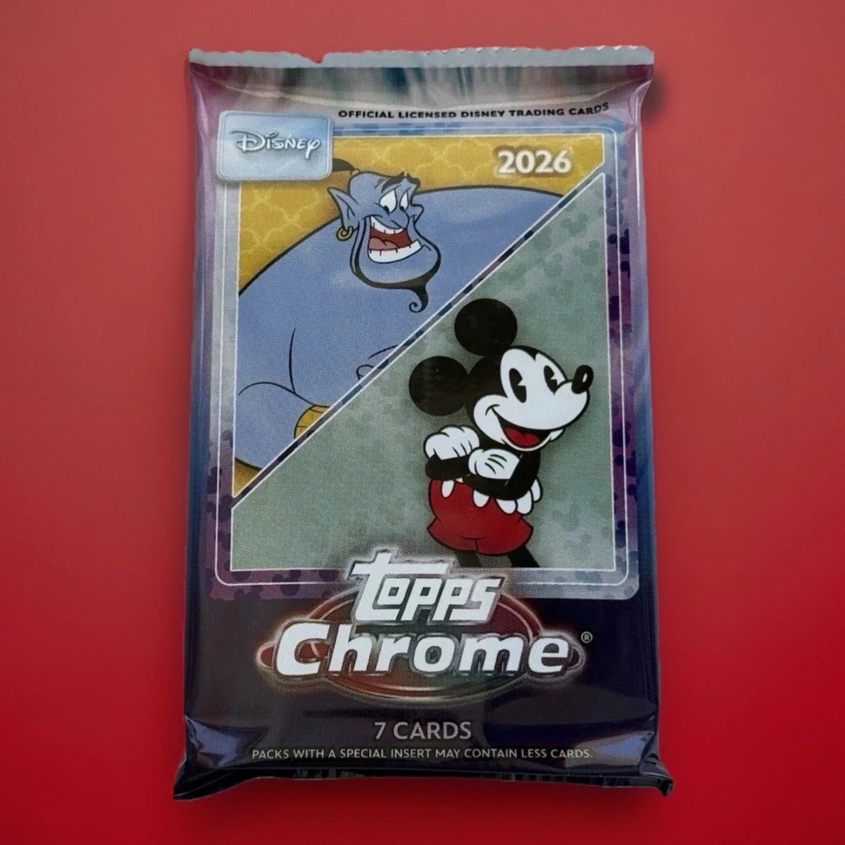 2026 Topps Chrome Disney Mega Box Booster Pack