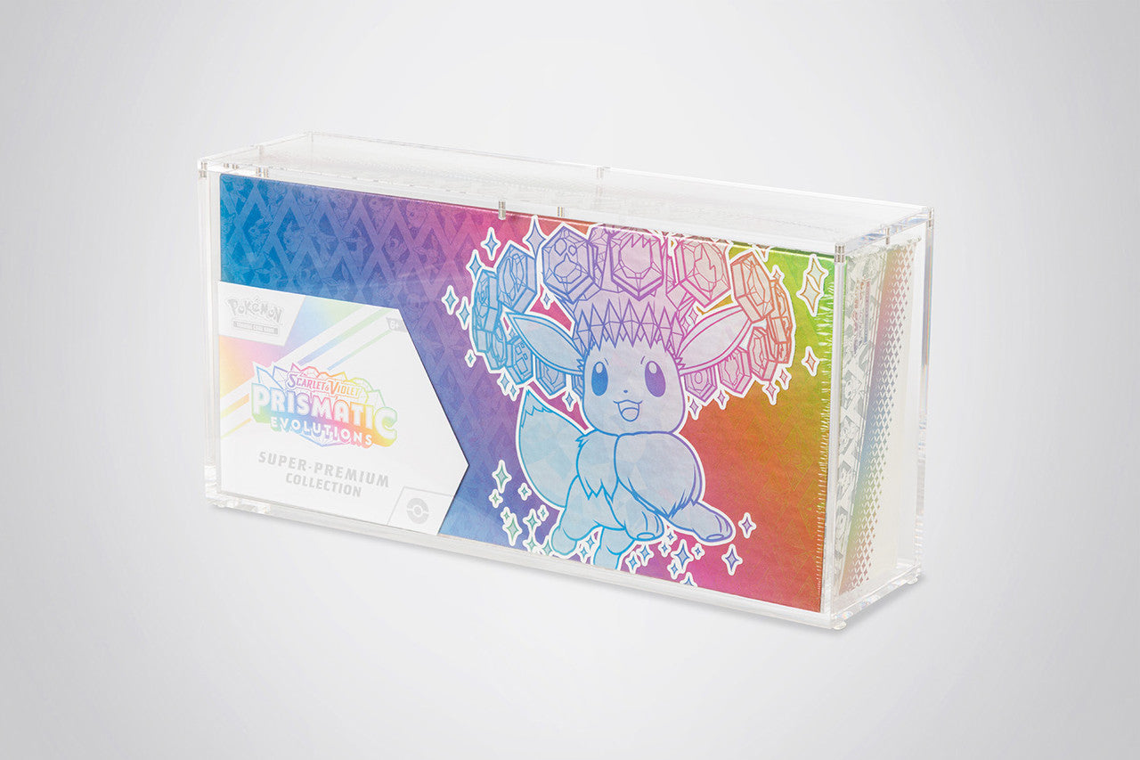 Acrylic Case - Prismatic Evolutions Super-Premium Collection
