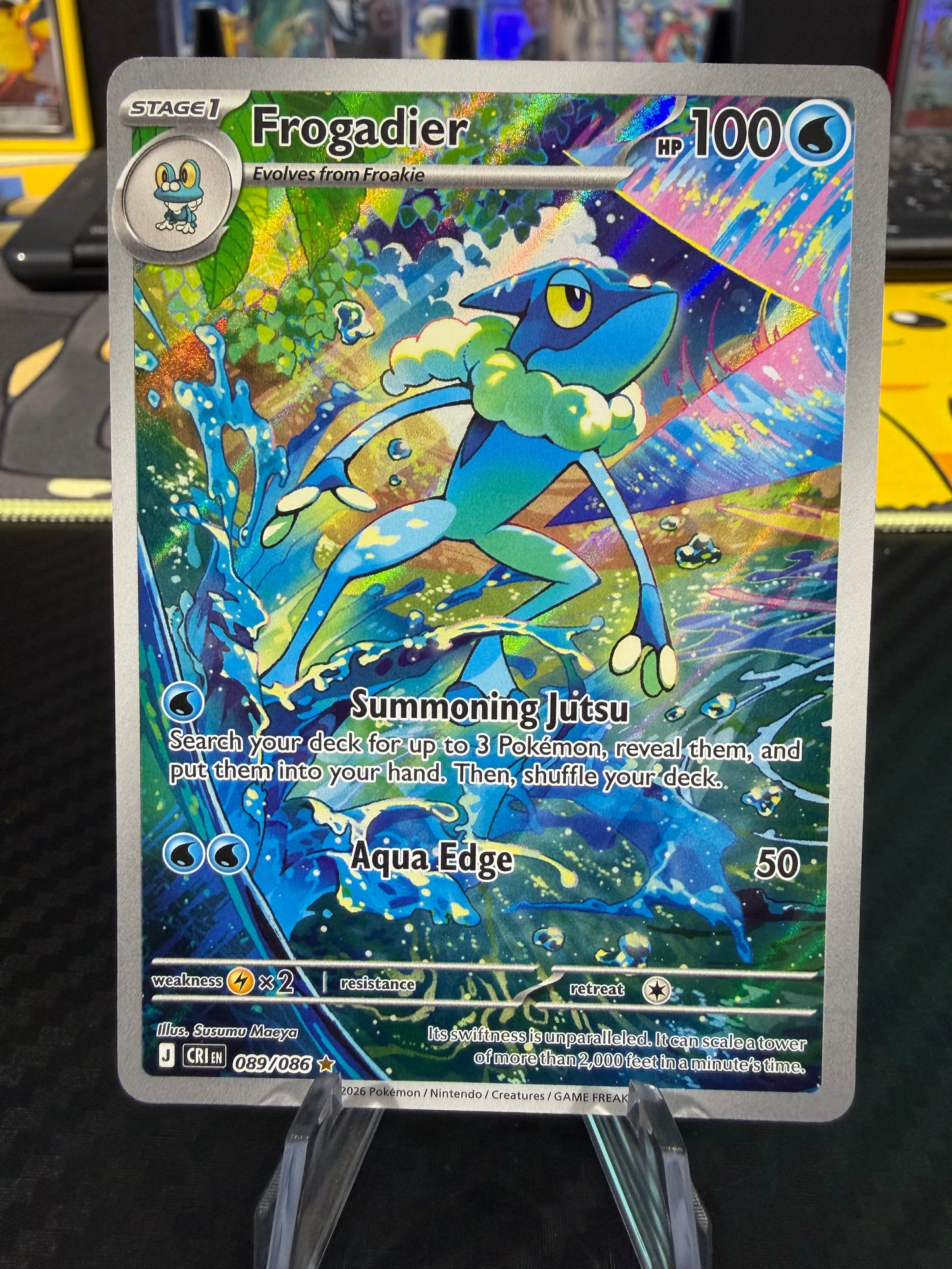 Frogadier - 089/086 - Illustration Rare - Choas Rising