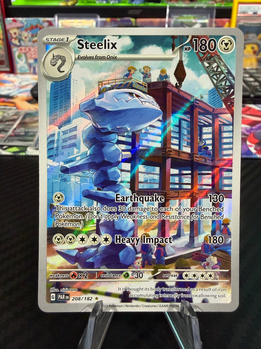Steelix - 208/182 - Illustration Rare - Paradox Rift - NM