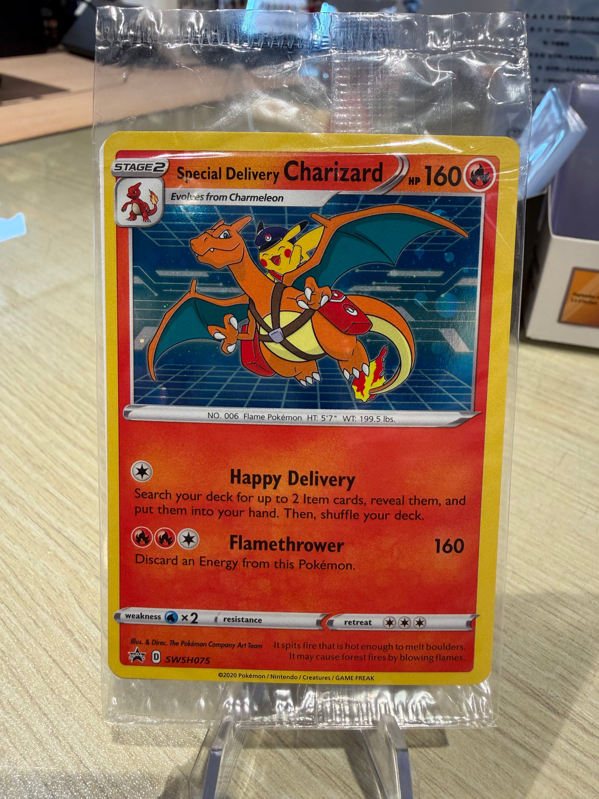 Special Delivery Charizard - SWSH075 Promo - Sealed