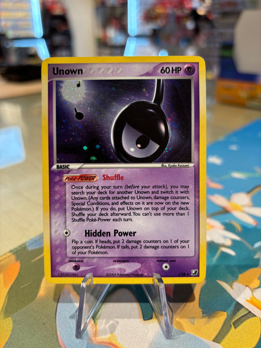 Unown - !/28 - EX Unseen Forces