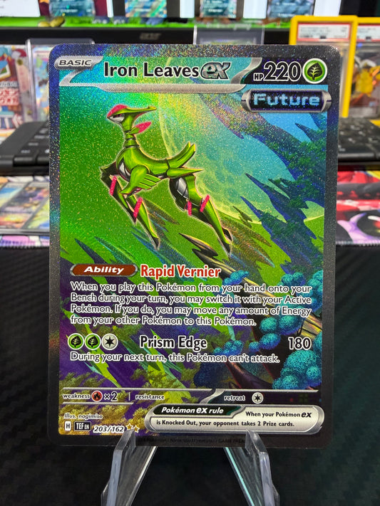 Iron Leaves Ex - 203/162 - Special Illustration Rare - Temporal Forces - NM