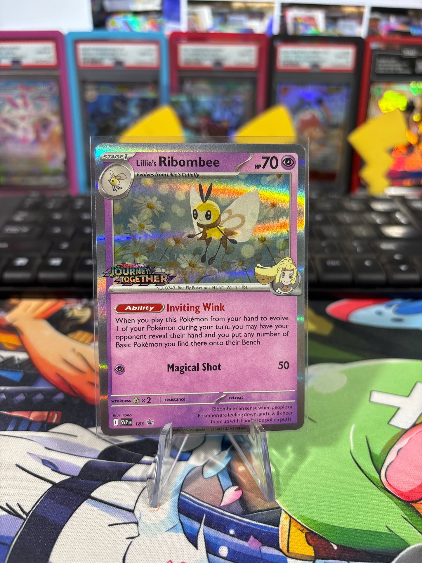 Lillie’s Ribombee - Journey Together Stamped- Black star promo