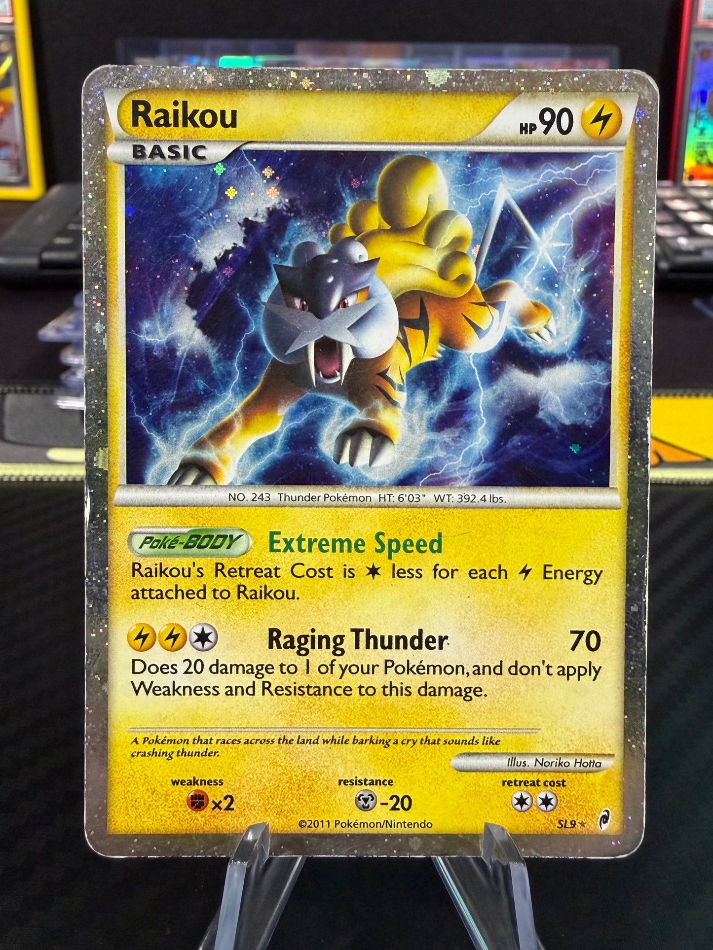Raikou - Holo - SL9 - Pokemon Call of Legends