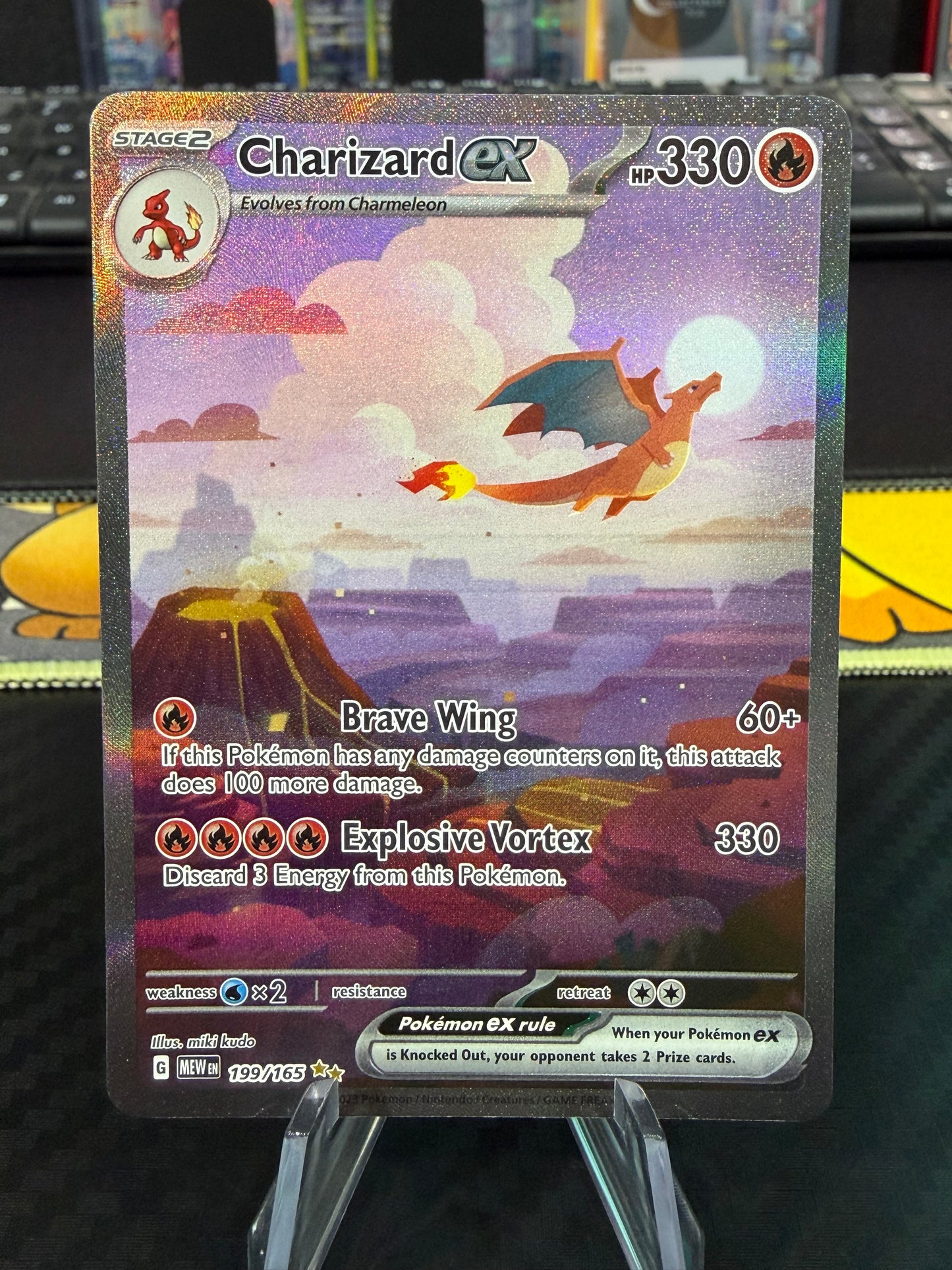 Charizard Ex - Special Illustration Rare - 199/165 - Scarlet & Violet 151
