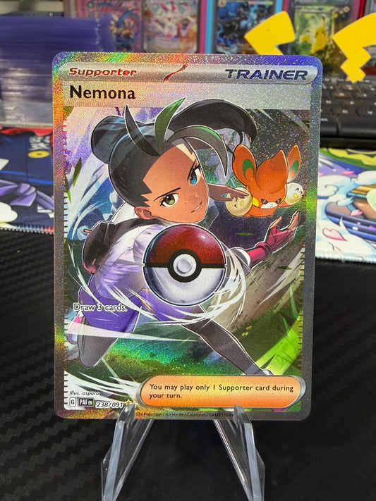Nemona - 238/091 - Special Illustration Rare - Paldean Fates - NM