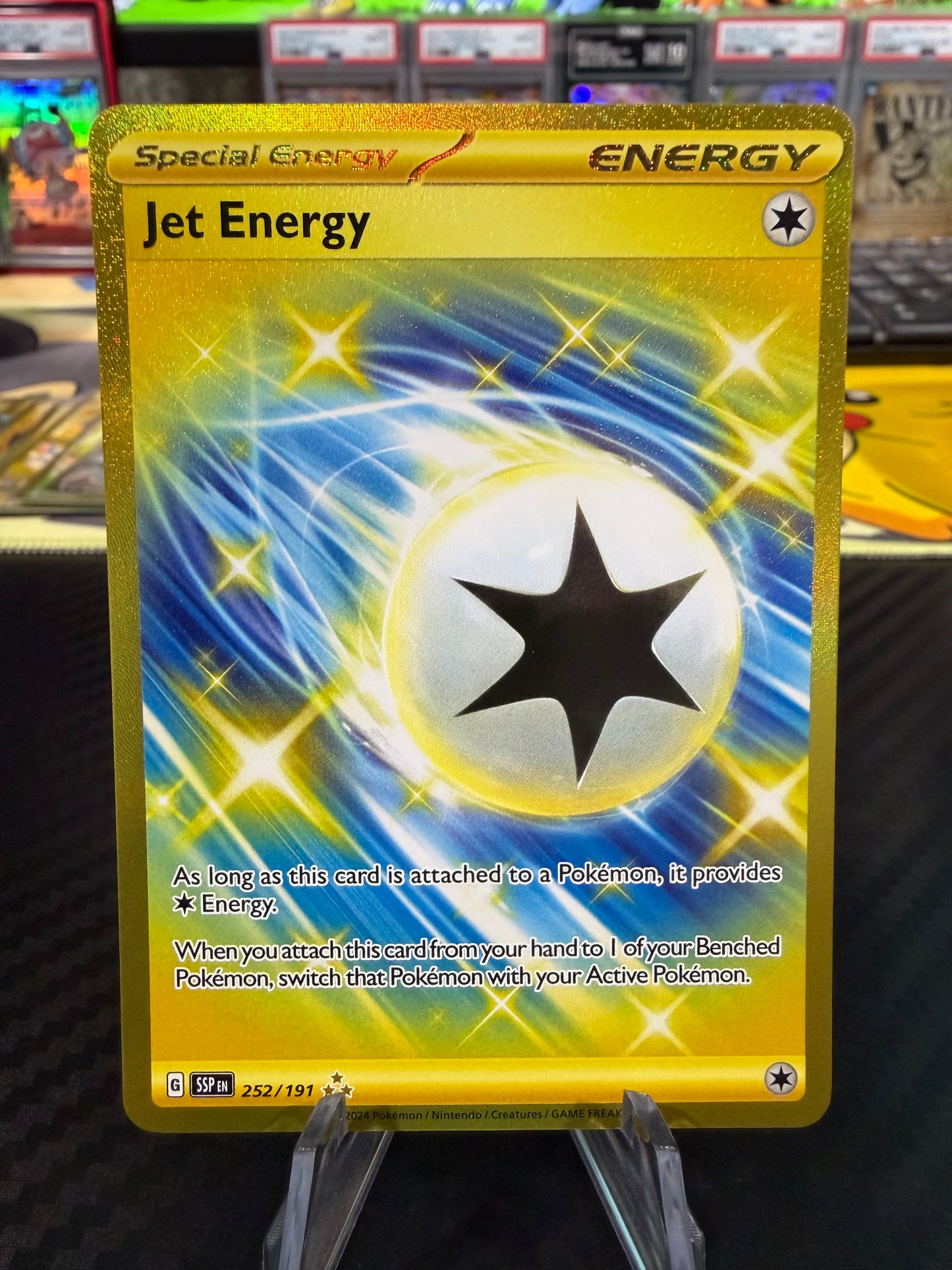 Jet Energy - 252/191 - Hyper Rare - Surging Sparks - NM