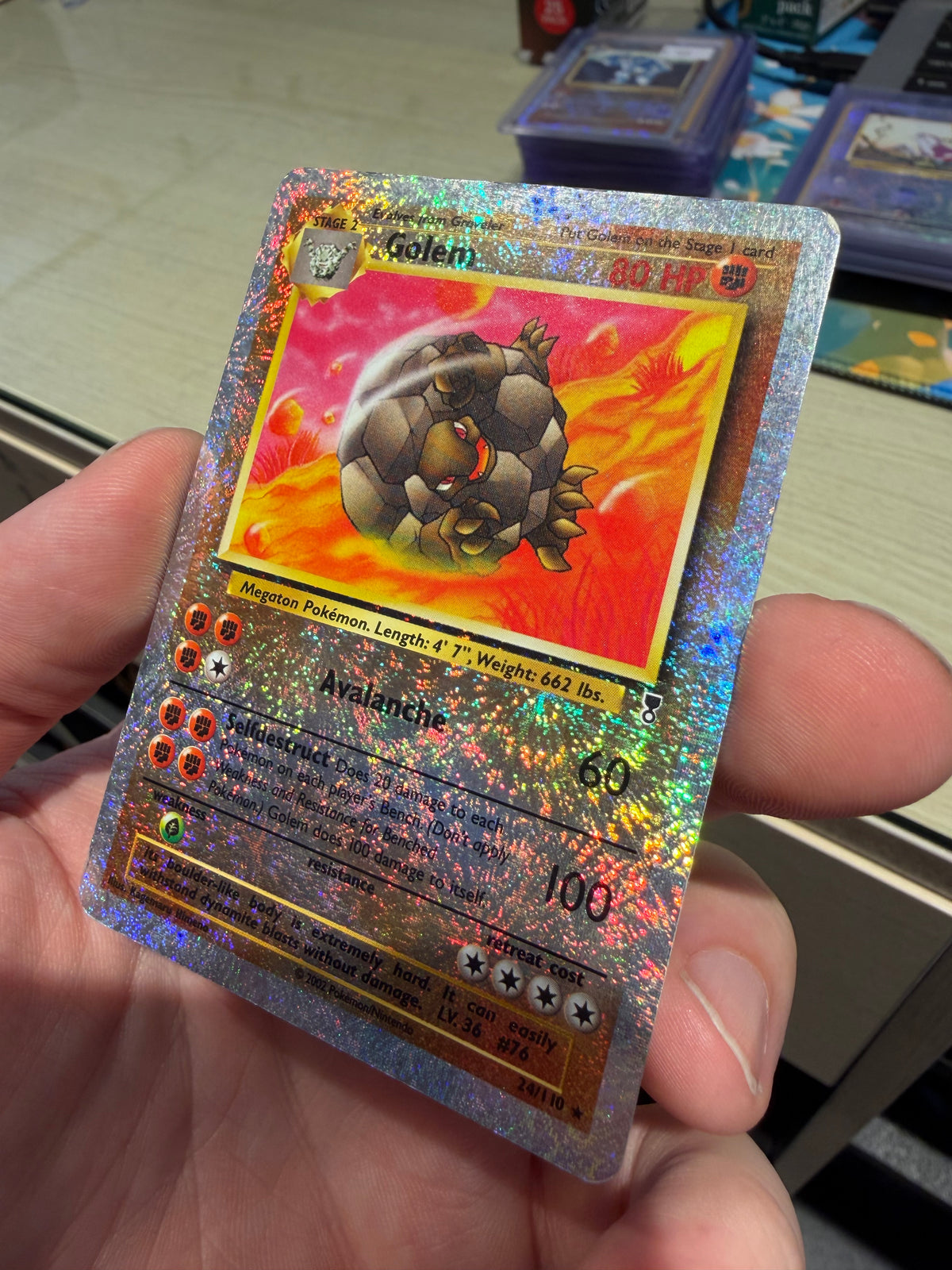 Golem - Reverse Holo - 24/110 Legendary Collection
