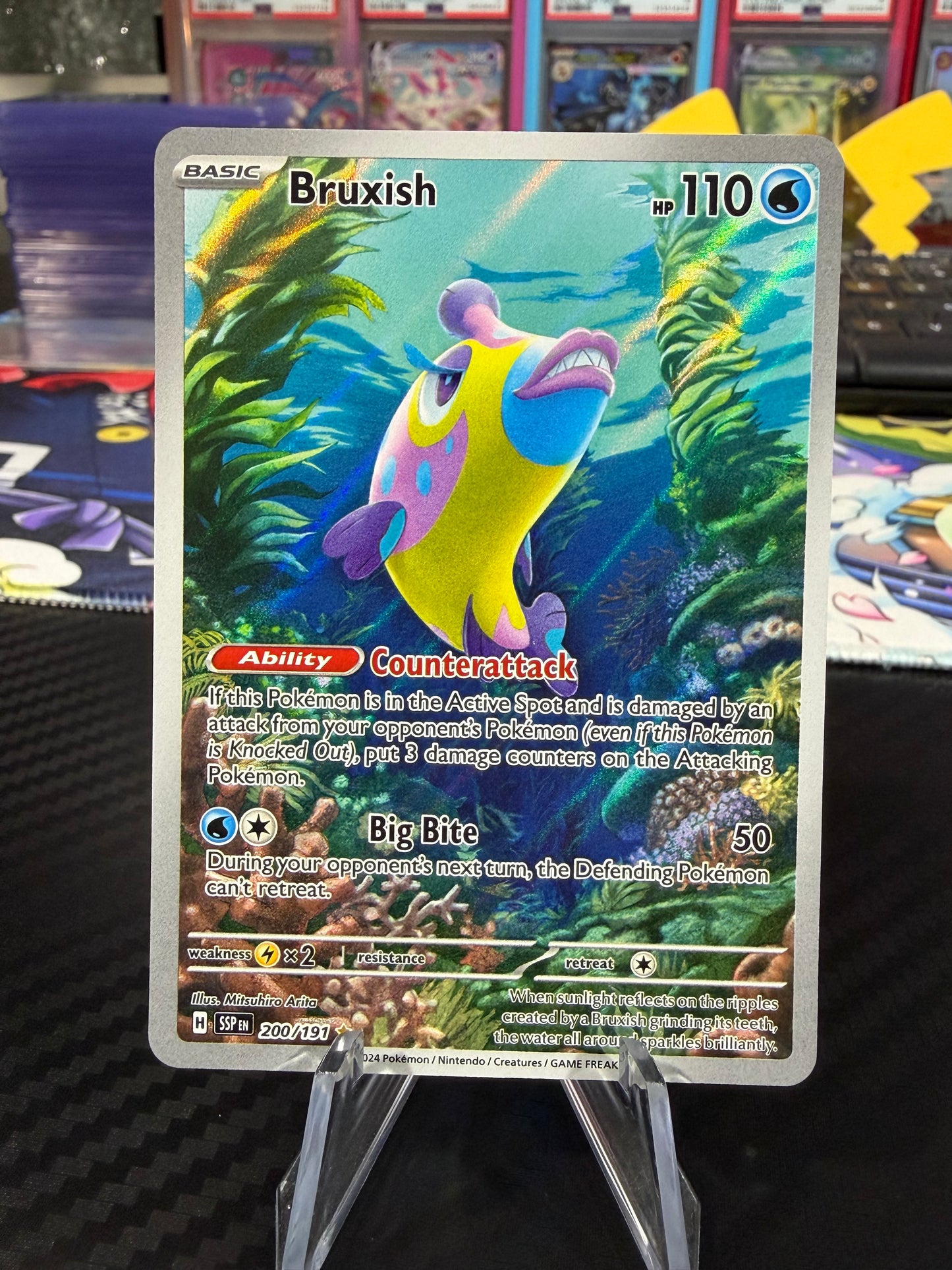 Bruxish - 200/191 - Illustration Rare - Surging Sparks - NM