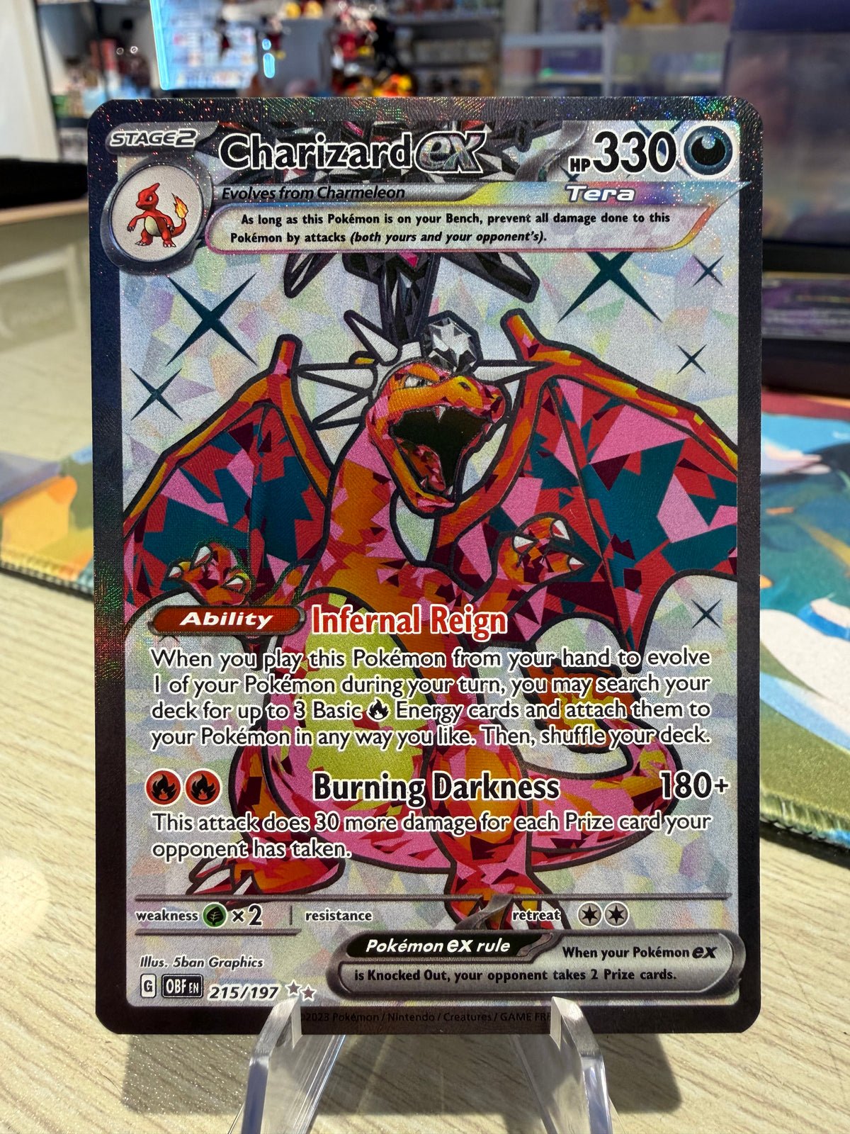 Charizard EX - 215/197 - Obsidian Flames