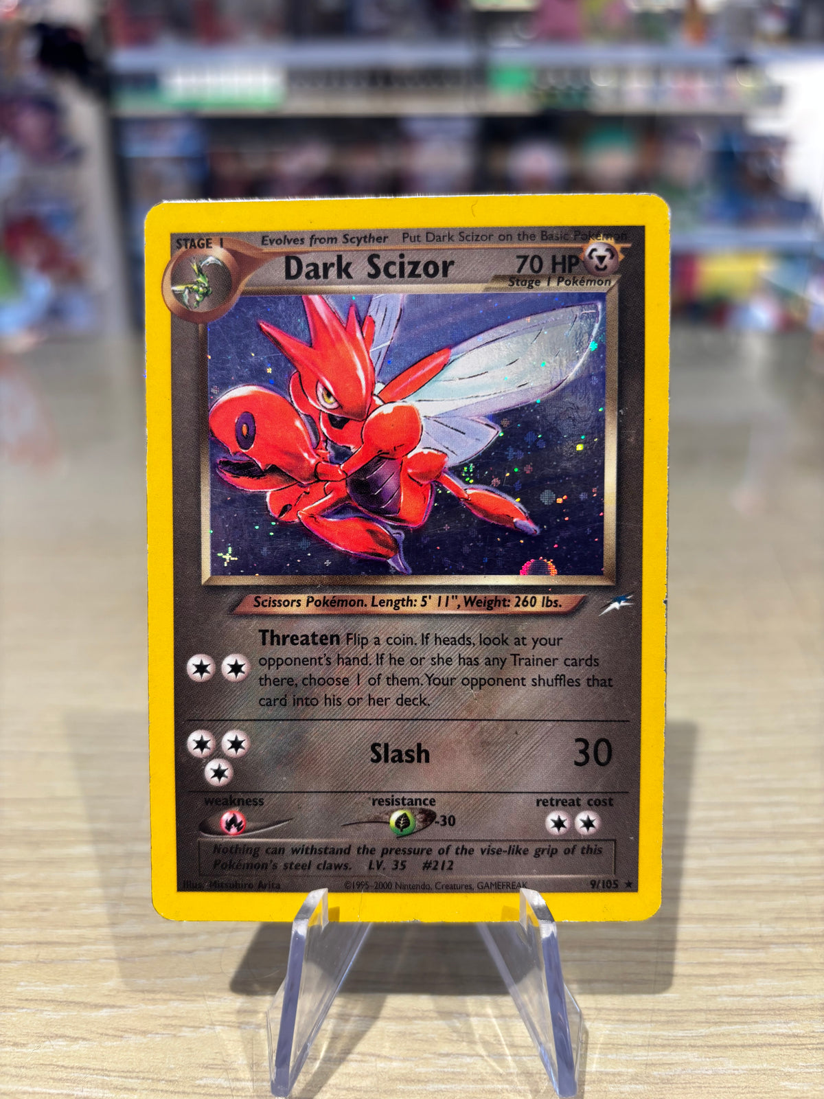 Dark Scizor - 9/105 - Neo Destiny