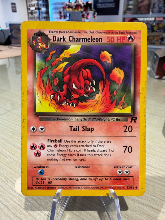 Dark Charmeleon - 32/82 - Wizards of The Coast Stamp - HP