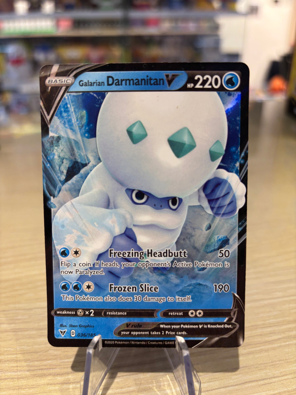 Galarian Darmanitan V - 036/185 - Vivid Voltage