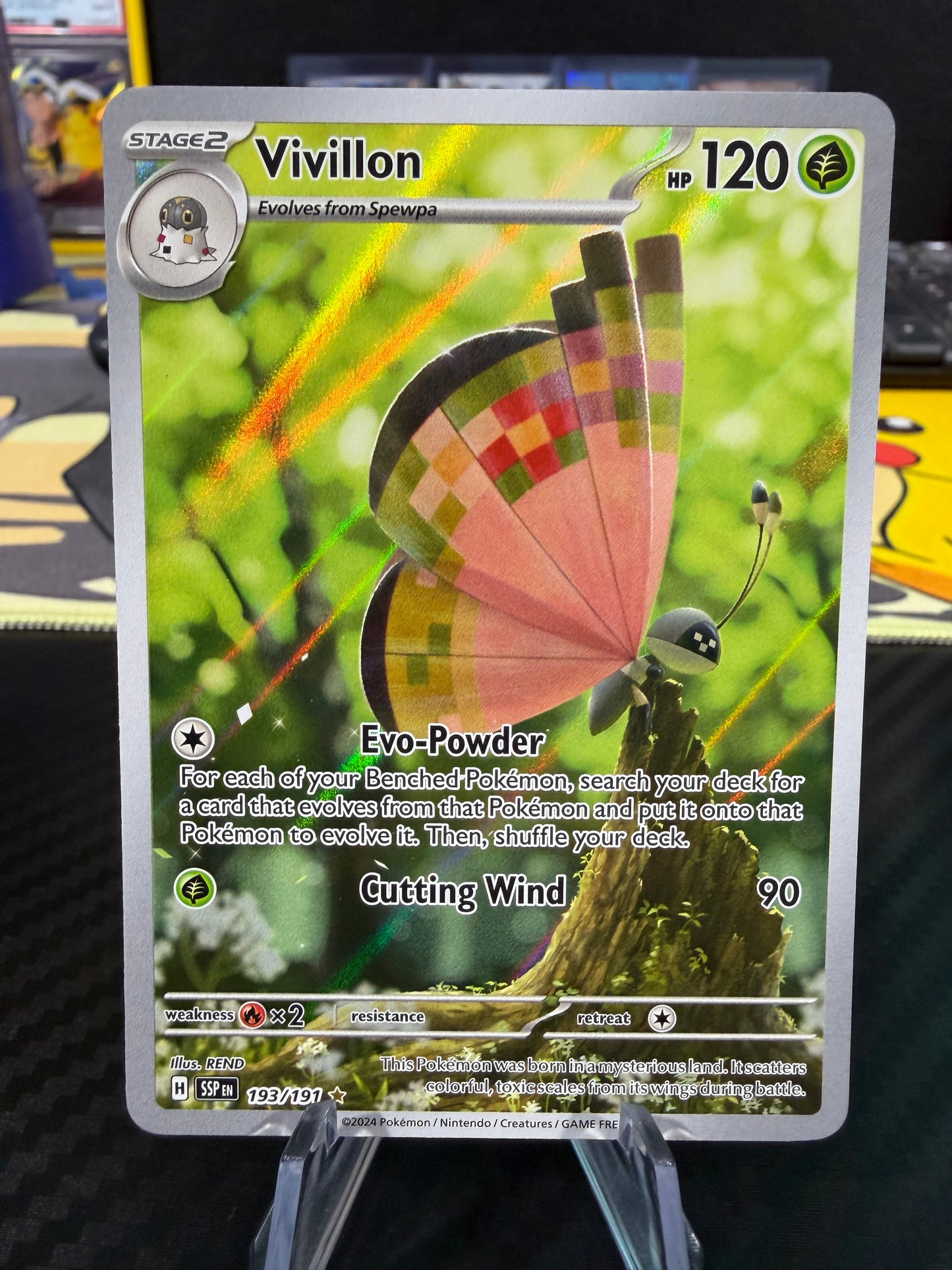 Vivillon - 193/191 - Illustration Rare - Surging Sparks