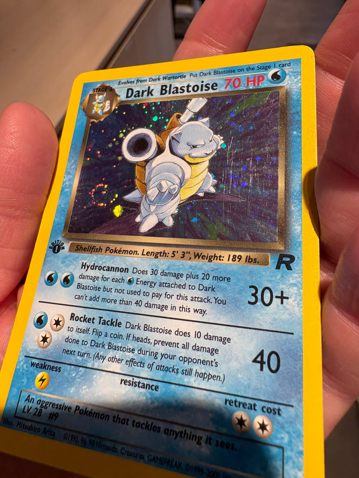 Dark Blastoise - 3/82 - Team Rocket 1st Edition