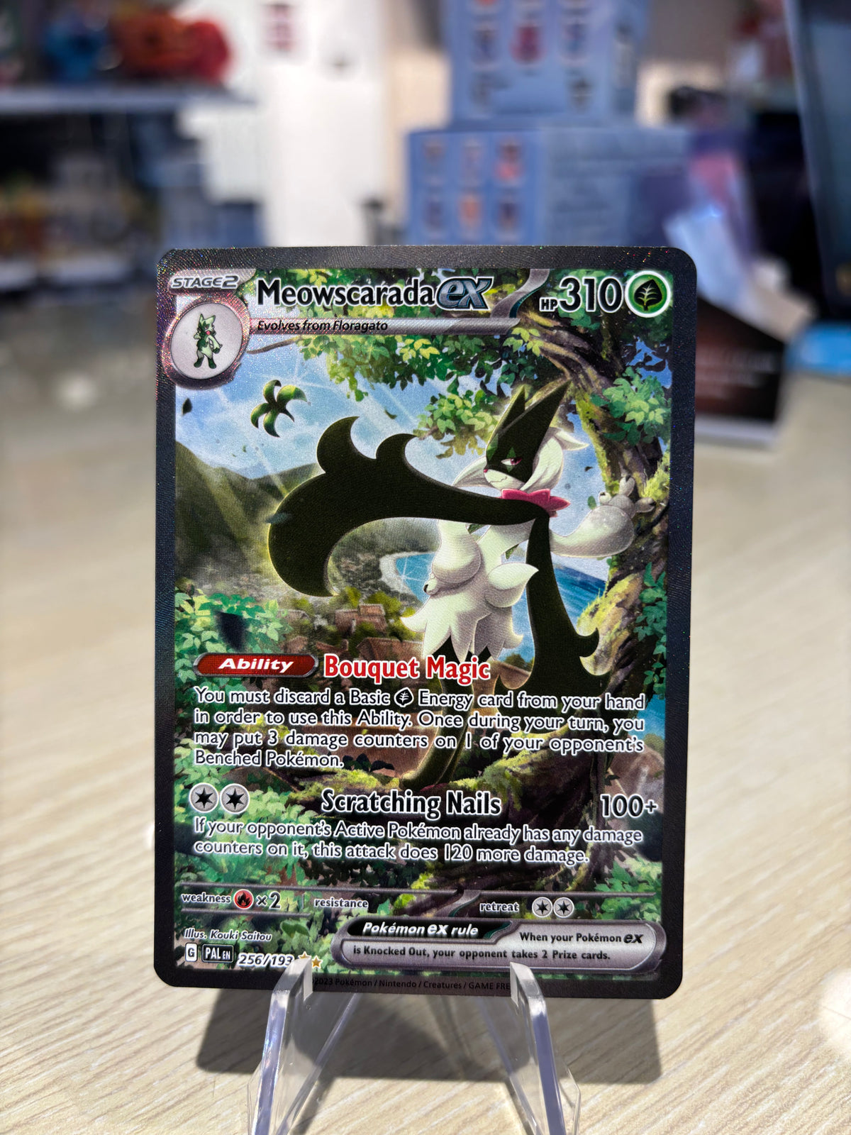 Meowscarada EX - 256/193 - Paldea Evolved