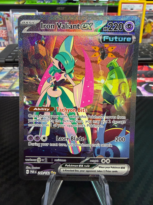 Iron Valiant Ex - 249/182 - Special Illustration Rare - Paradox Rift - NM