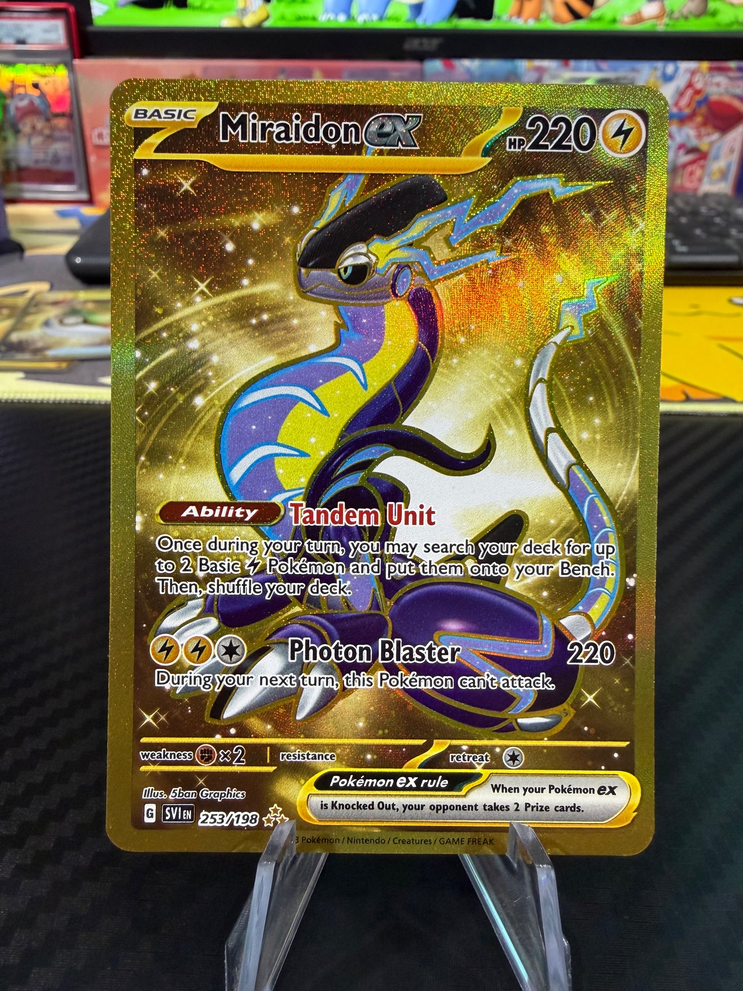 Miraidon Ex - 254/198 - Hyper Rare - Scarlet & Violet - NM