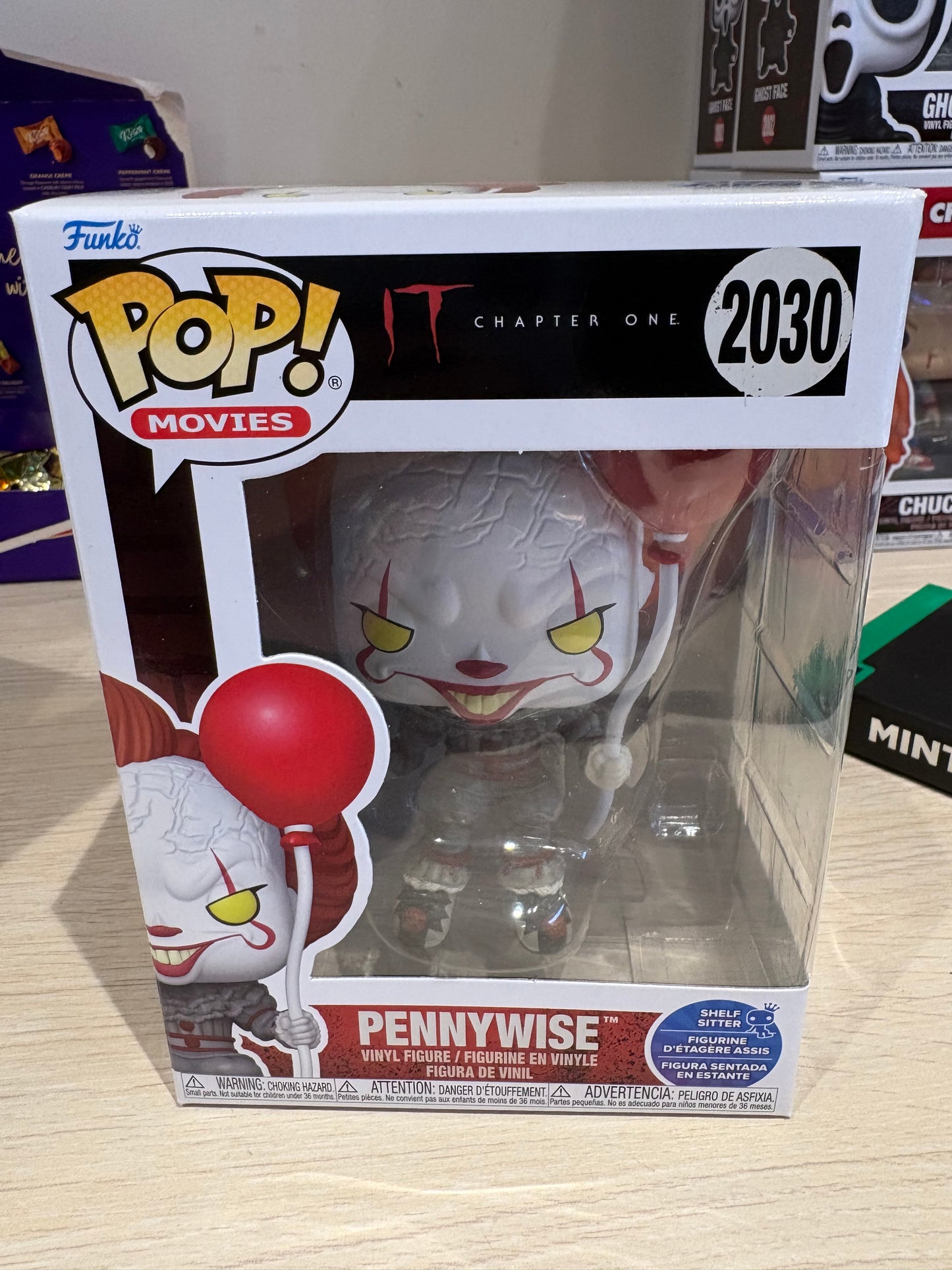 It (2017) Pennywise (shelf sitter) Pop Vinyl