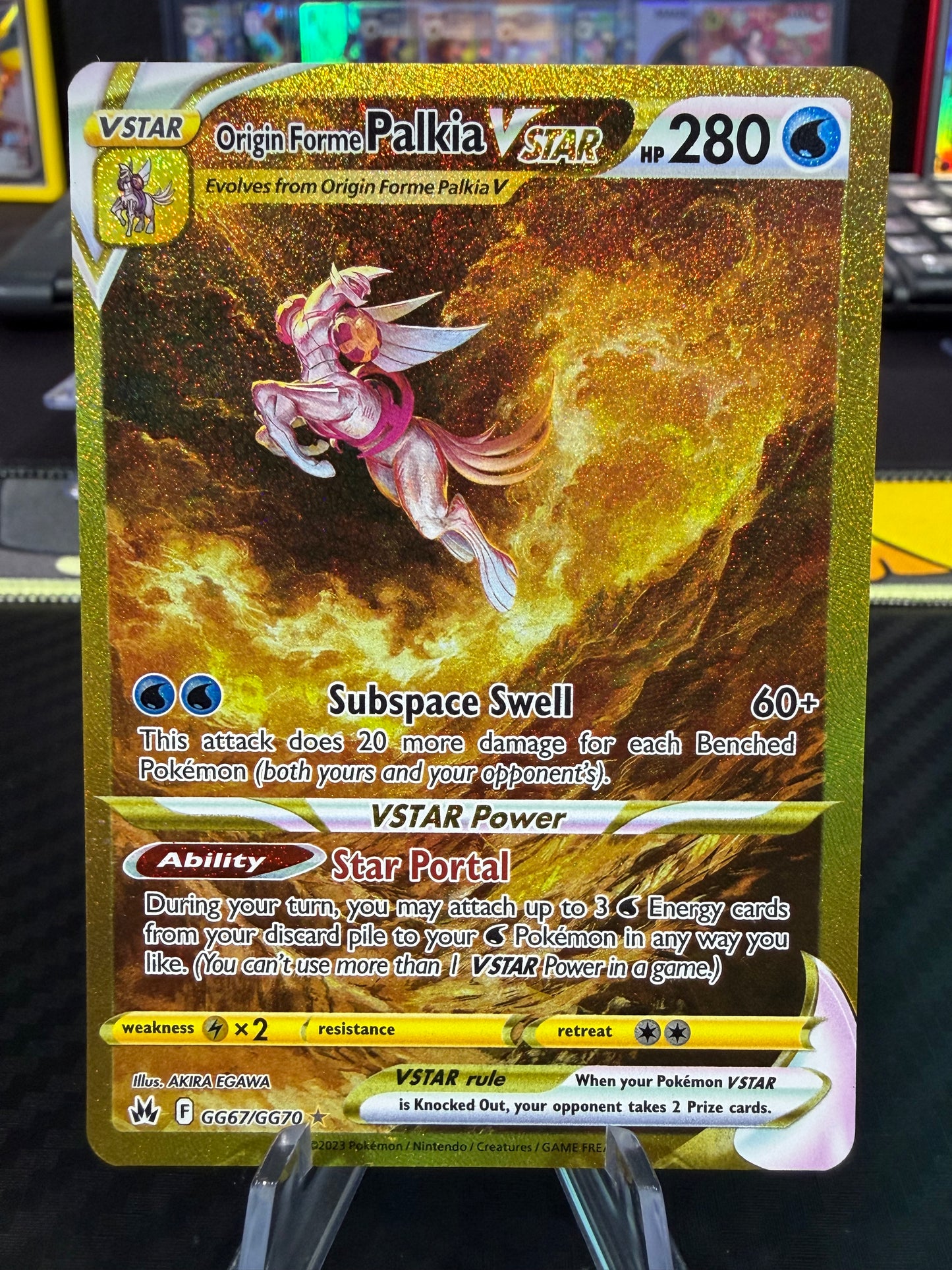 Origin Forme Palkia Vstar - GG67/GG70 - Hyper Rare - Crown Zenith