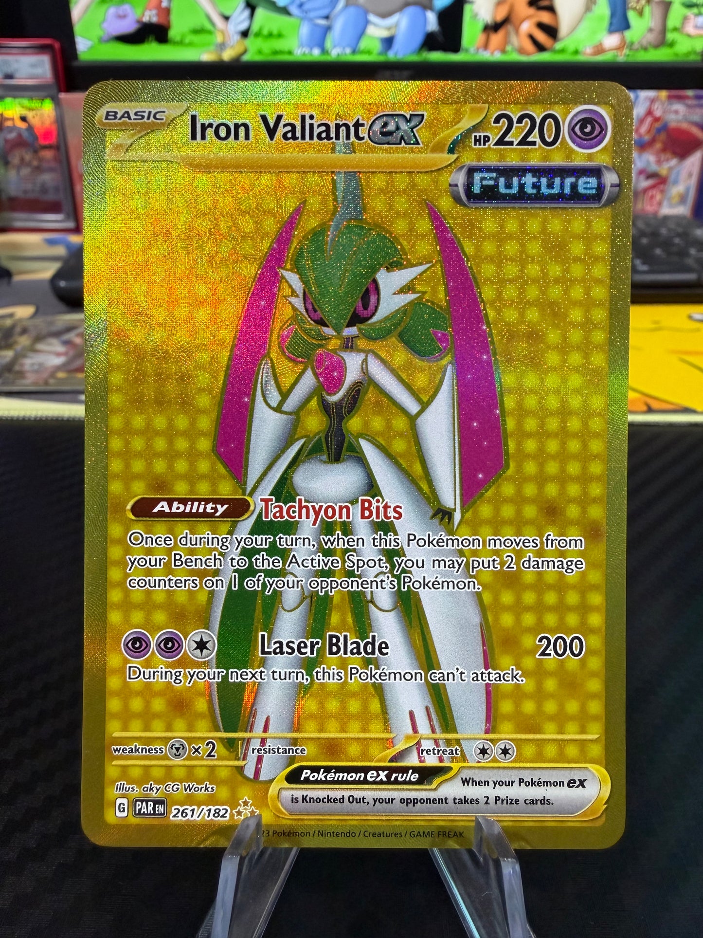 Iron Valiant Ex - 261/182 - Hyper Rare - Paradox Rift - NM