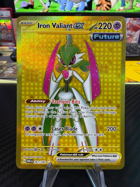 Iron Valiant Ex - 261/182 - Hyper Rare - Paradox Rift - NM