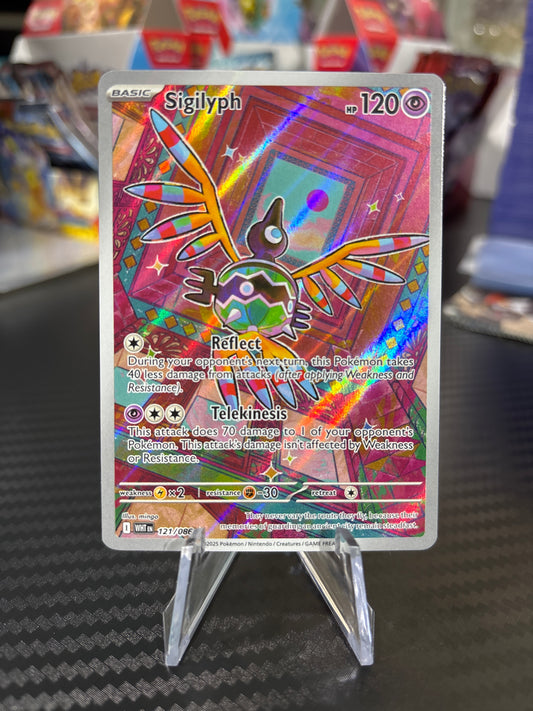 Sigilyph #121 - Illustration Rare - White Flare