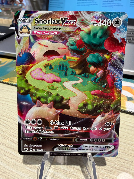 Snorlax Vmax - 142/202 - Sword & Shield