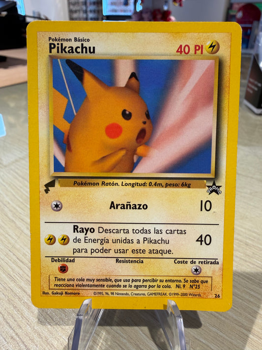 Pikachu (Snap) - World Collection Gold Tail Stamp Promo