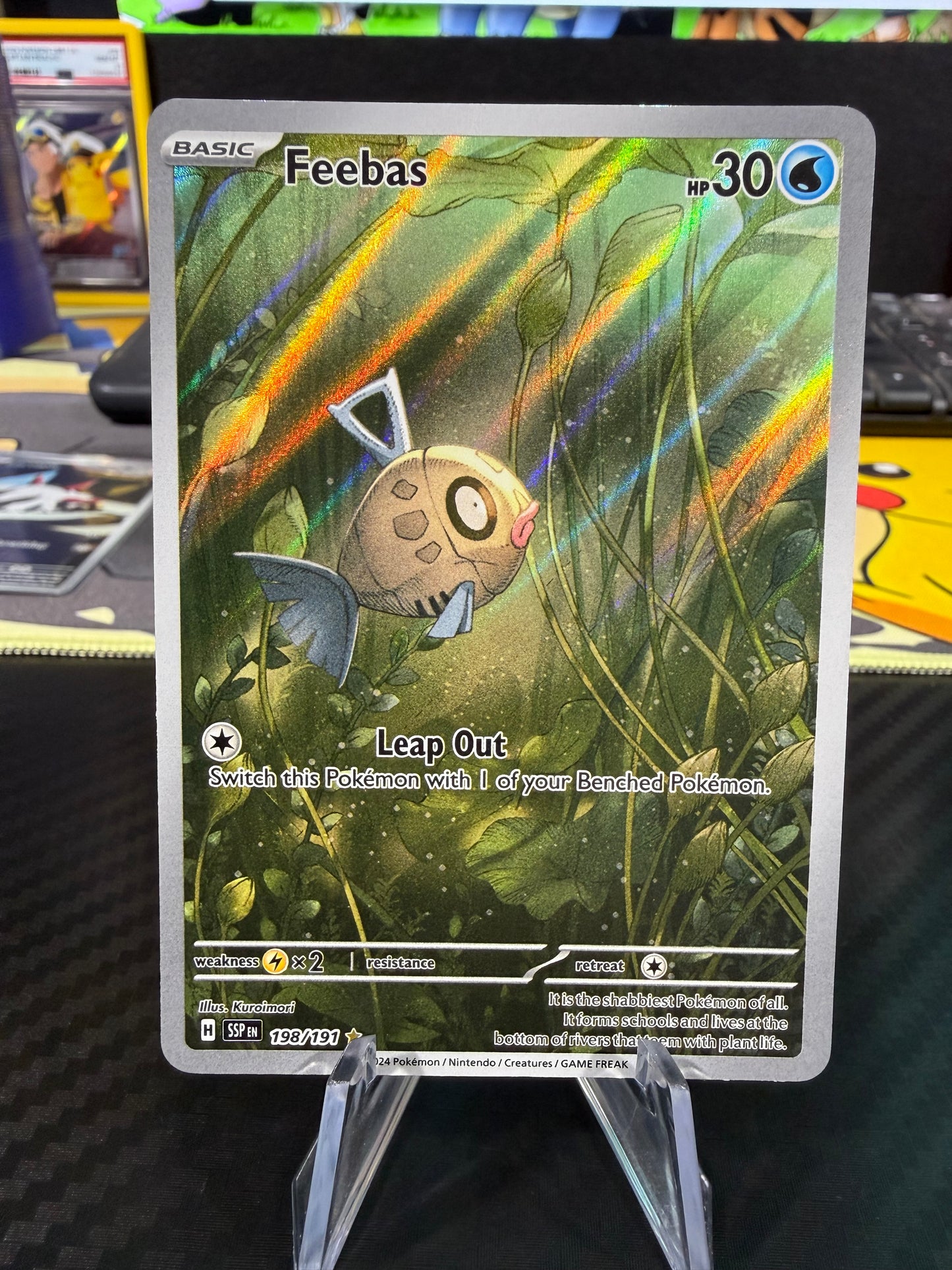 Feebas - 198/191 - Illustration Rare - Surging Sparks